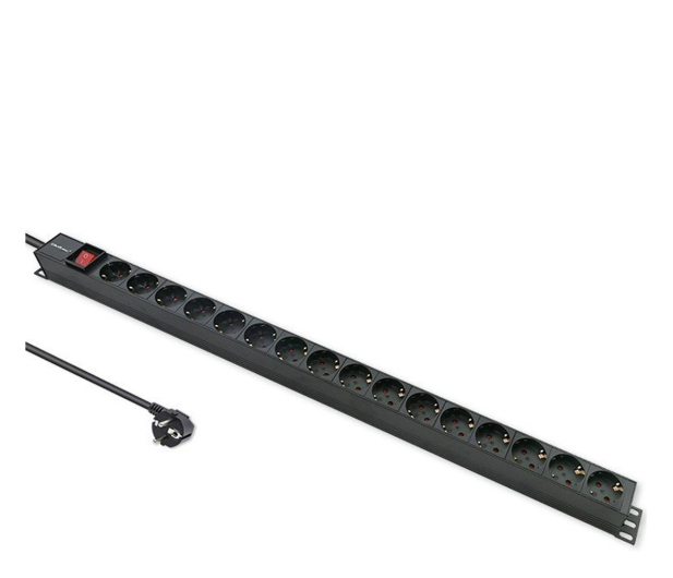 QOLTEC PDU do RACK | 16A | 16xSCHUKO | Pionowa | 1.8m 54605 - 1257510 - zdjęcie 2